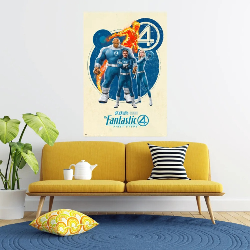 Poster Marvel Les Quatre Fantastiques 61x91,5 cm – ERIK officiel