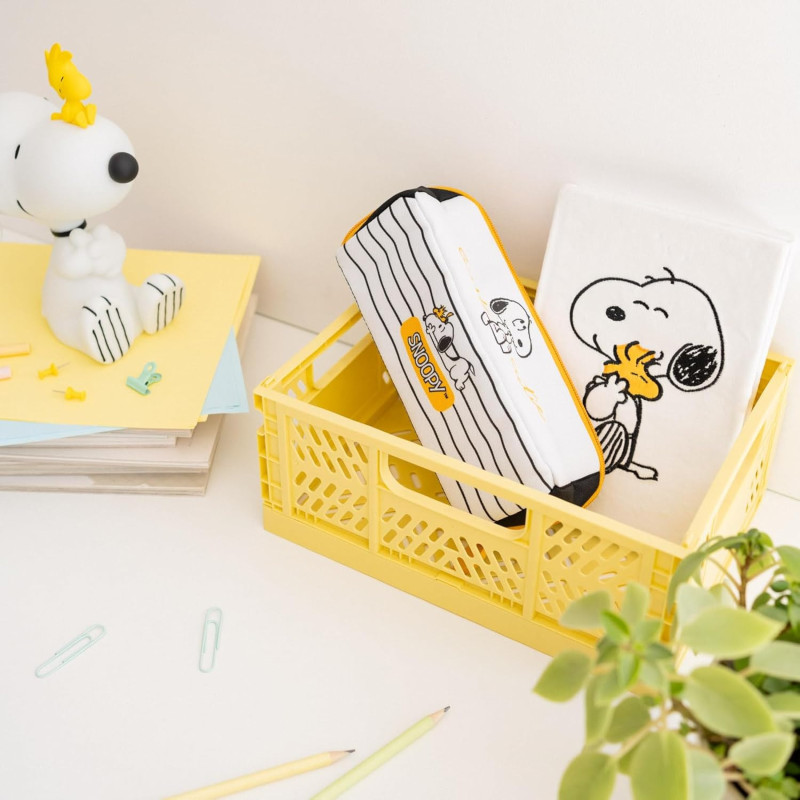 Trousse double Snoopy Lazy Days 21x8x8 cm – Peanuts Officielle