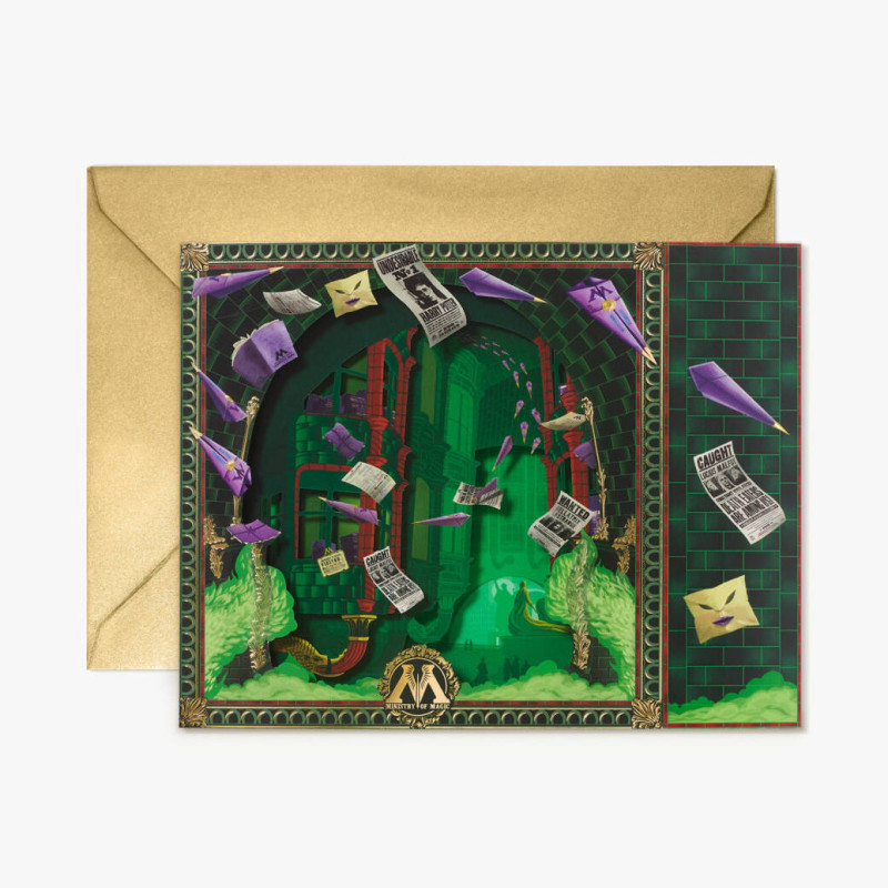 Harry Potter - Carte 3D Welcome to the Ministry of Magic - Minalima