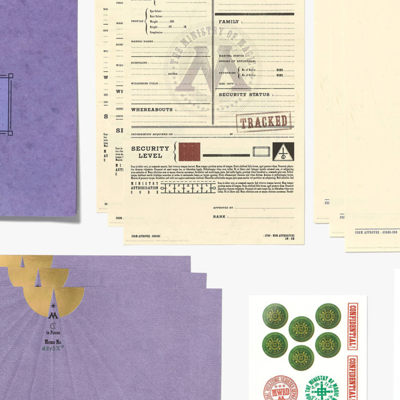 Set de papeterie Ministère de la Magie – MinaLima Harry Potter
