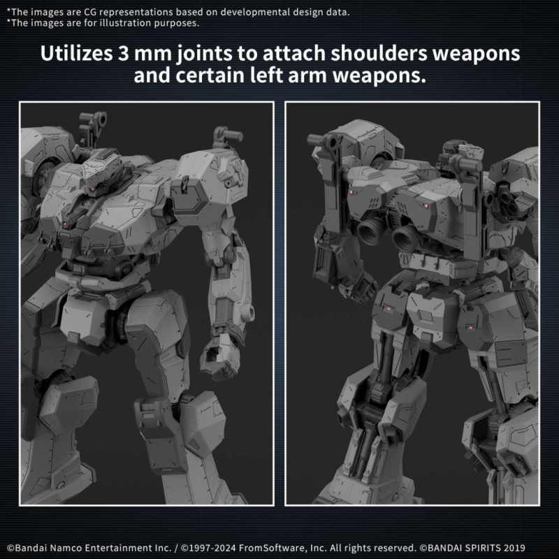 Model kit Bandai – 30 MM Armored Core Balam Industries BD-011 Melander