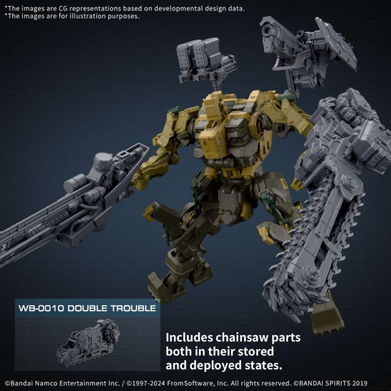 Model kit Bandai – 30 MM Armored Core RAD-CC-3000 Wrecker Milk Tooth