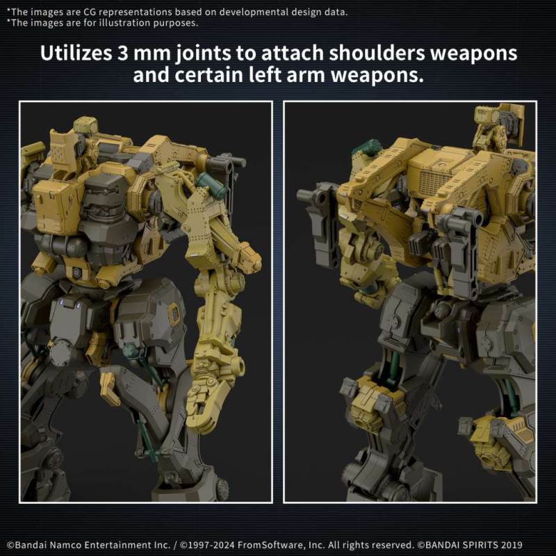 Model kit Bandai – 30 MM Armored Core RAD-CC-3000 Wrecker Milk Tooth