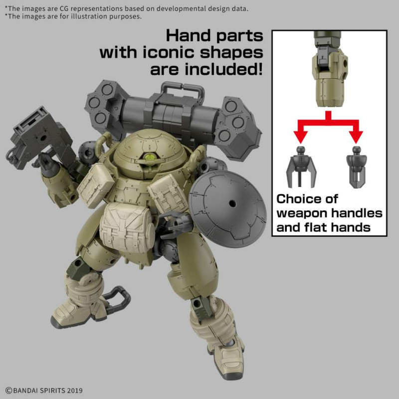Model kit Bandai – 30MM bEXM-6 Roundnova I