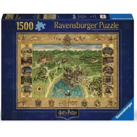 Harry Potter - Puzzle Carte de Poudlard (1500 pièces)