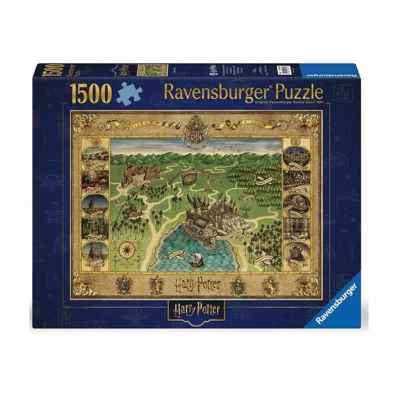 Harry Potter - Puzzle Carte de Poudlard (1500 pièces)