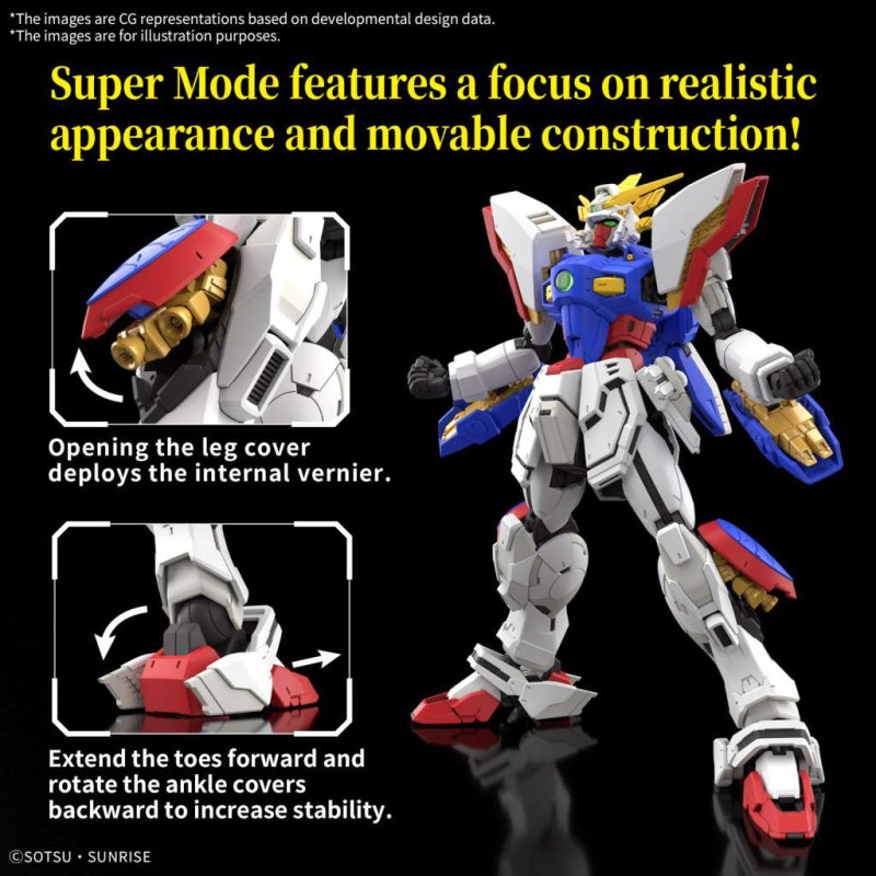 RG 1/144 Shining Gundam – Bandai Officiel