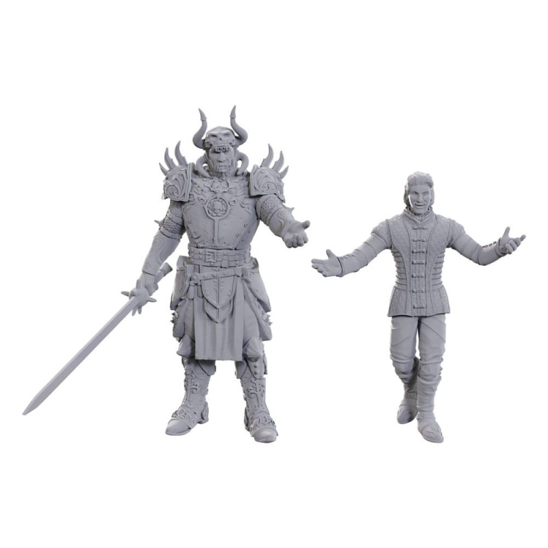 Dungeons & Dragons: Baldur's Gate 3 - Figurines miniatures à peindre Sarevok Anchev & Raphael