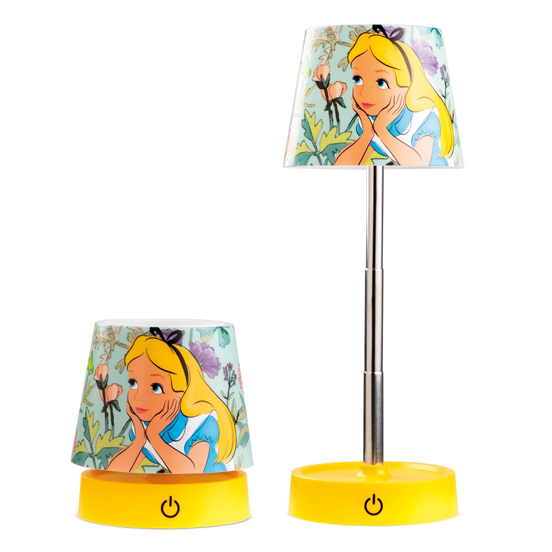 Disney : Alice au Pays des Merveilles - Lampe de Bureau LED Rechargeable Alice