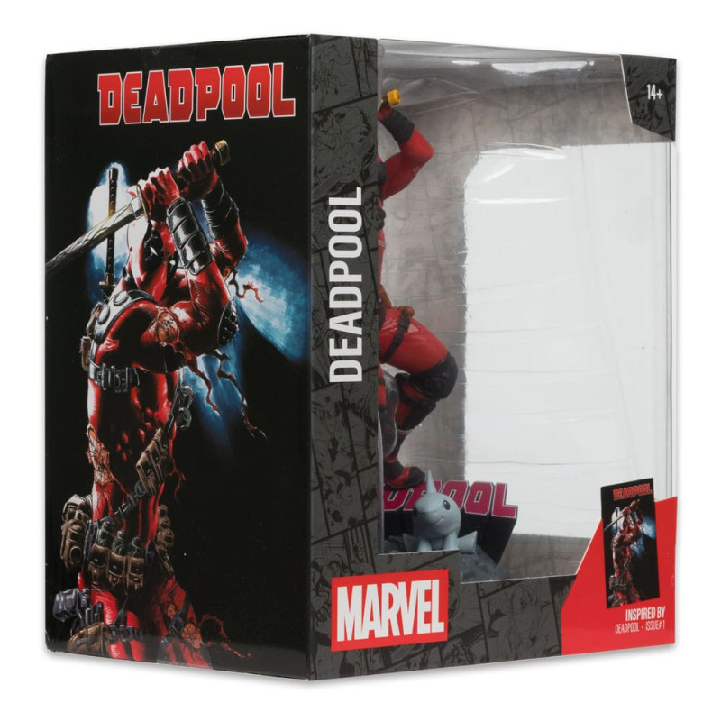Figurine Deadpool 1:10 avec scène décor – McFarlane Toys Marvel