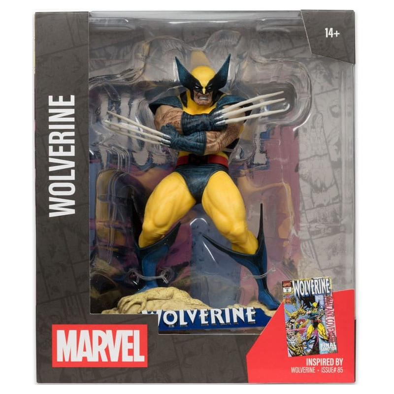 Figurine Wolverine 1:10 avec scène décor – McFarlane Toys Marvel