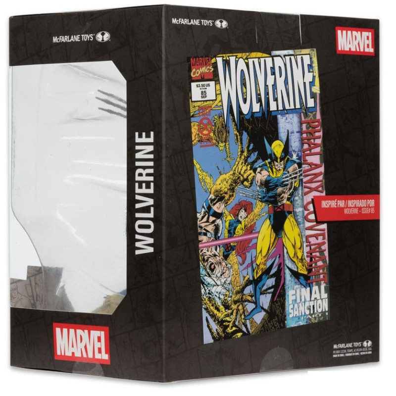 Figurine Wolverine 1:10 avec scène décor – McFarlane Toys Marvel