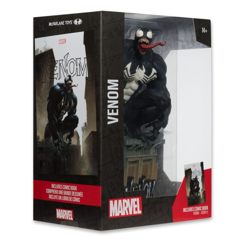 Figurine Venom 1:6 avec Comic – Marvel Collection McFarlane