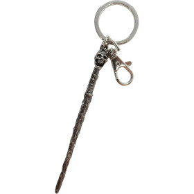 Harry Potter - Porte-clé en étain Baguette Death Eater Skull (Mangemort)