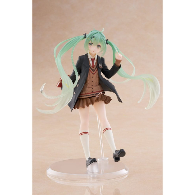 Figurine Hatsune Miku Fashion Preppy 18 cm – Taito Officicielle