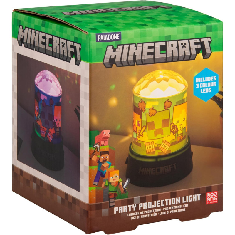 Lampe projection Party Minecraft – Officielle Paladone