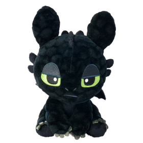 How to train your Dragon - Dragons - Peluche Toothless Blasé 18 cm