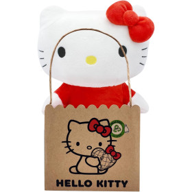 Sanrio - Peluche Hello Kitty en robe rouge 24 cm