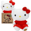 Sanrio - Peluche Hello Kitty en robe rouge 24 cm – Officielle Joy Toy
