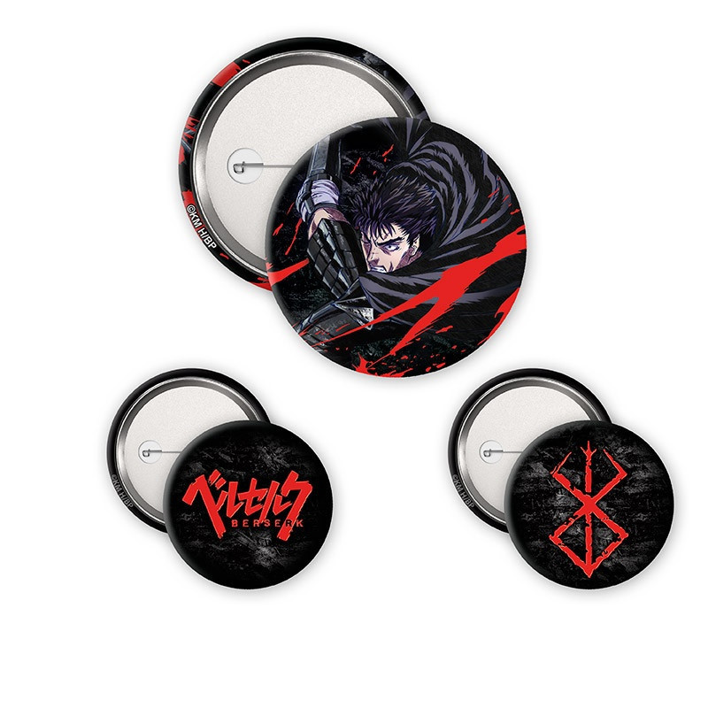 Pack de 3 Badges Berserk – Abystyle Officiel