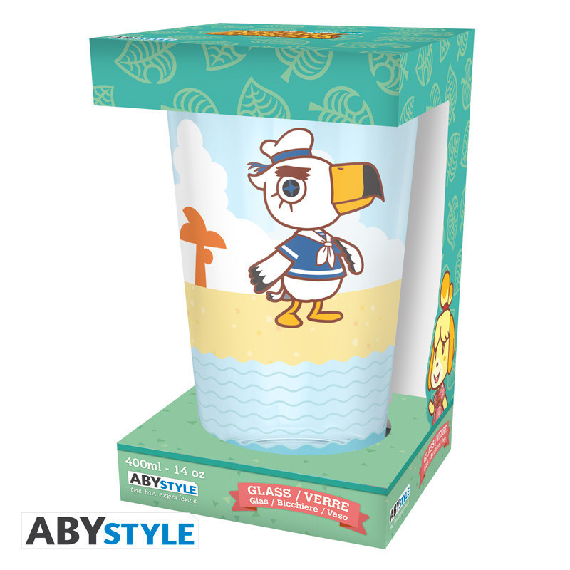 Grand Verre XXL Persos de la plage Animal Crossing – Abystyle officiel