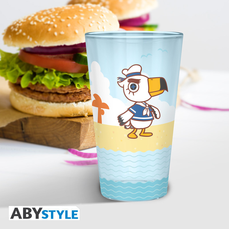 Grand Verre XXL Persos de la plage Animal Crossing – Abystyle officiel