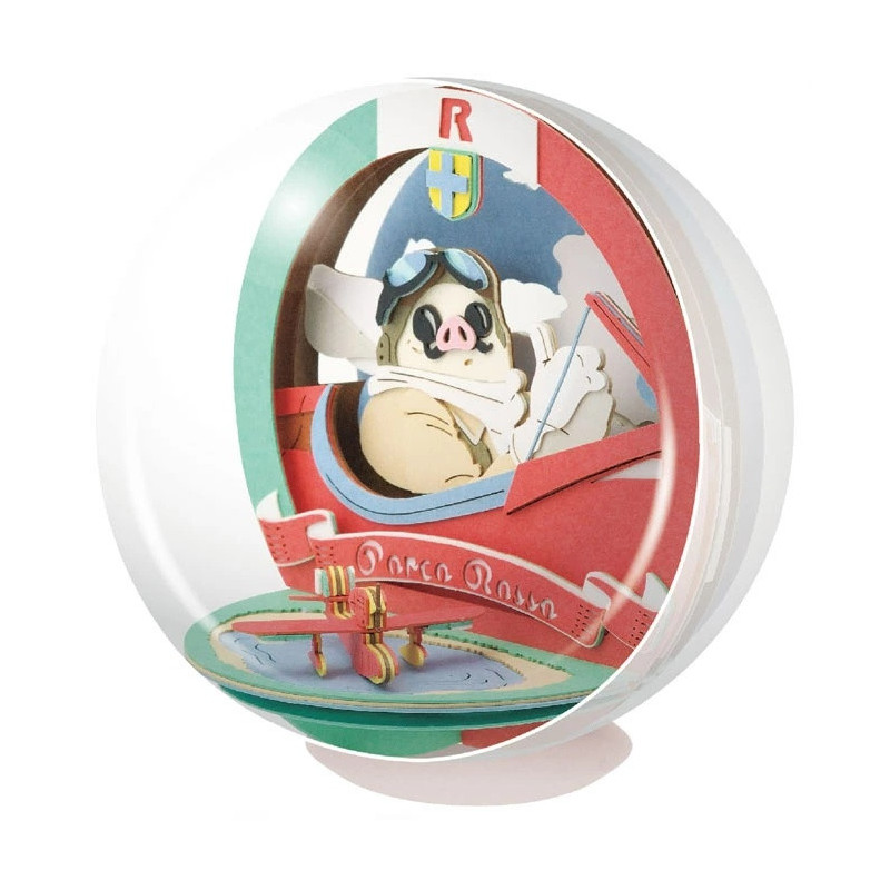 Théâtre de papier sphère Marco – Porco Rosso – Studio Ghibli – Ensky