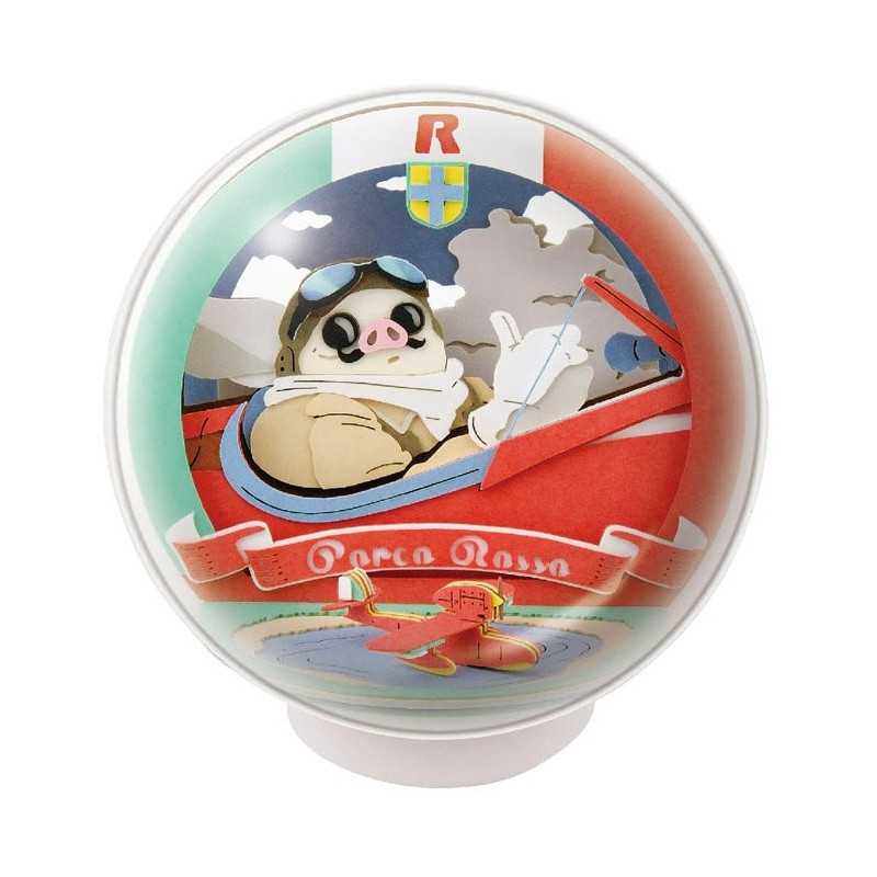 Théâtre de papier sphère Marco – Porco Rosso – Studio Ghibli – Ensky