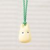 Mon voisin Totoro - Strap clochette porte-clé Totoro blanc