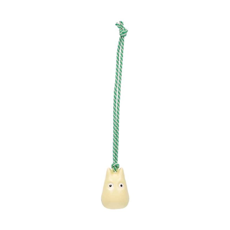 Mon voisin Totoro - Strap clochette porte-clé Totoro blanc
