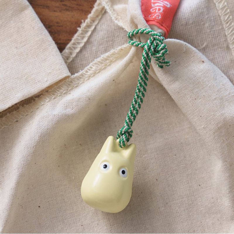 Mon voisin Totoro - Strap clochette porte-clé Totoro blanc