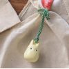 Mon voisin Totoro - Strap clochette porte-clé Totoro blanc