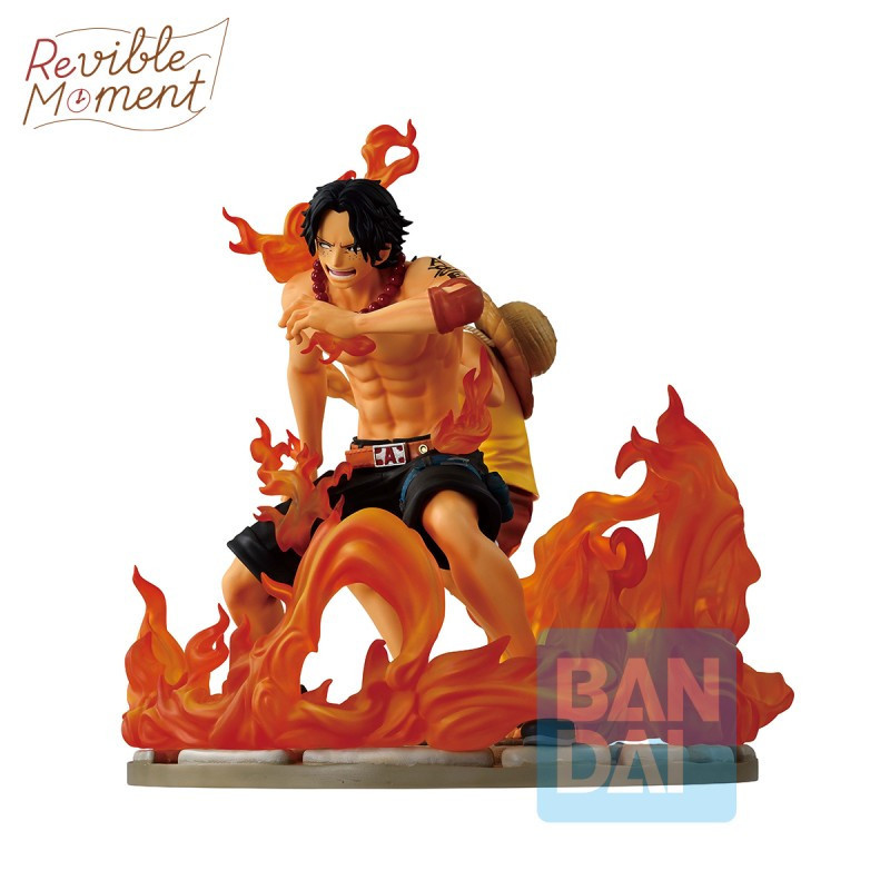 Figurine Ichibansho Ace & Luffy 15 cm – One Piece – Bandai
