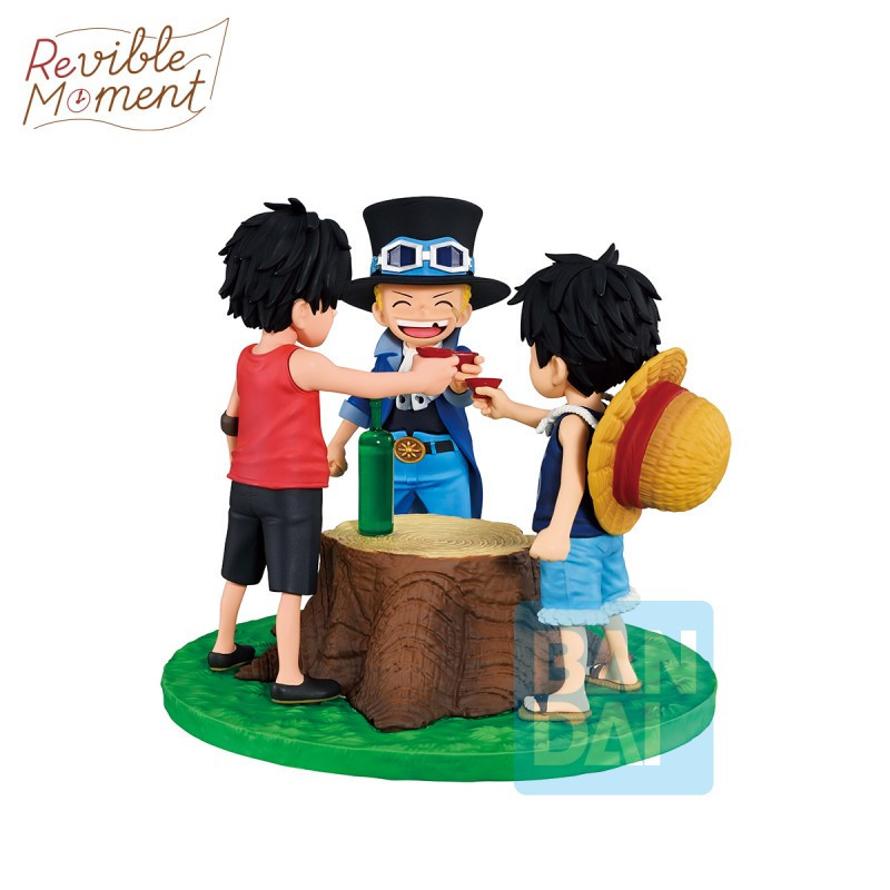 Figurine Ichibansho Ace Sabo Luffy 10 cm – One Piece – Bandai
