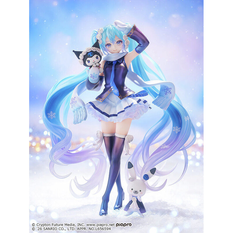 Figurine Miku & Kurumi 19cm – Trio Try-It – Furyu Vocaloid Sanrio