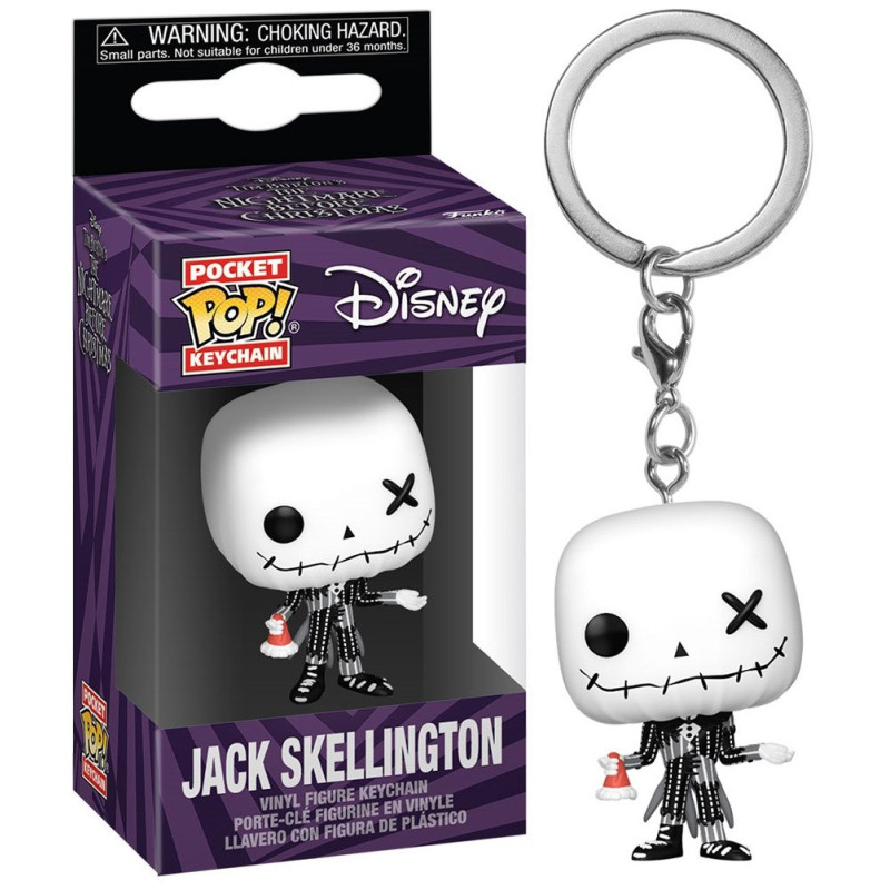 Nightmare Before Christmas - Pop! Pocket - Porte-clé Patchwork Jack