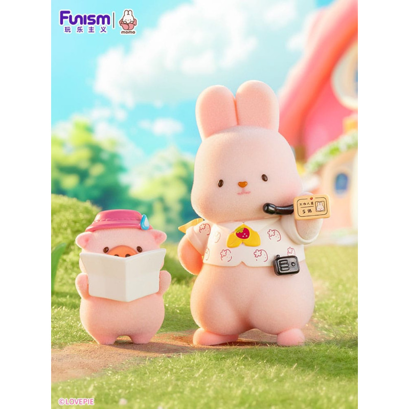 Blind Box Funism Momo Bunny Strawberry Town – Figurine mystère 10 cm