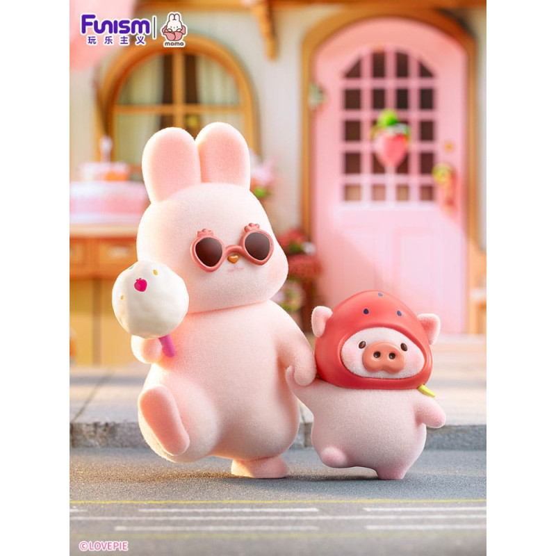 Blind Box Funism Momo Bunny Strawberry Town – Figurine mystère 10 cm