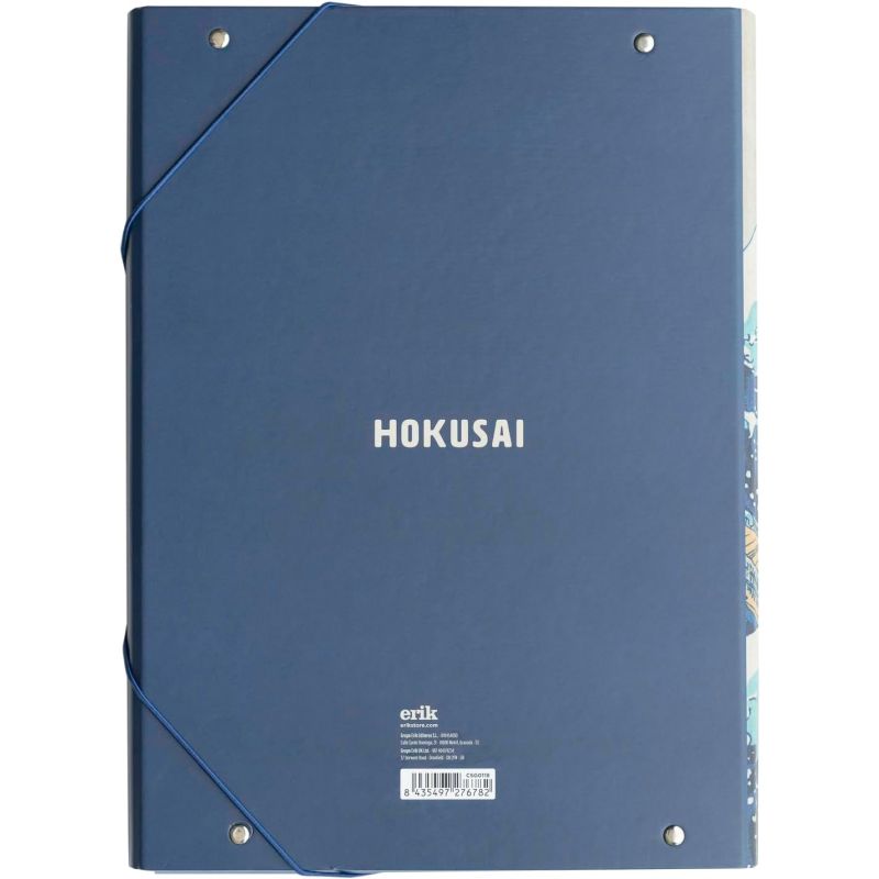 Hokusai - Chemise cartonnée à rabats