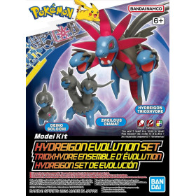 Pokémon - Model kit Collection Plamo : Evolution Set Hydreigon (Trioxhydre)