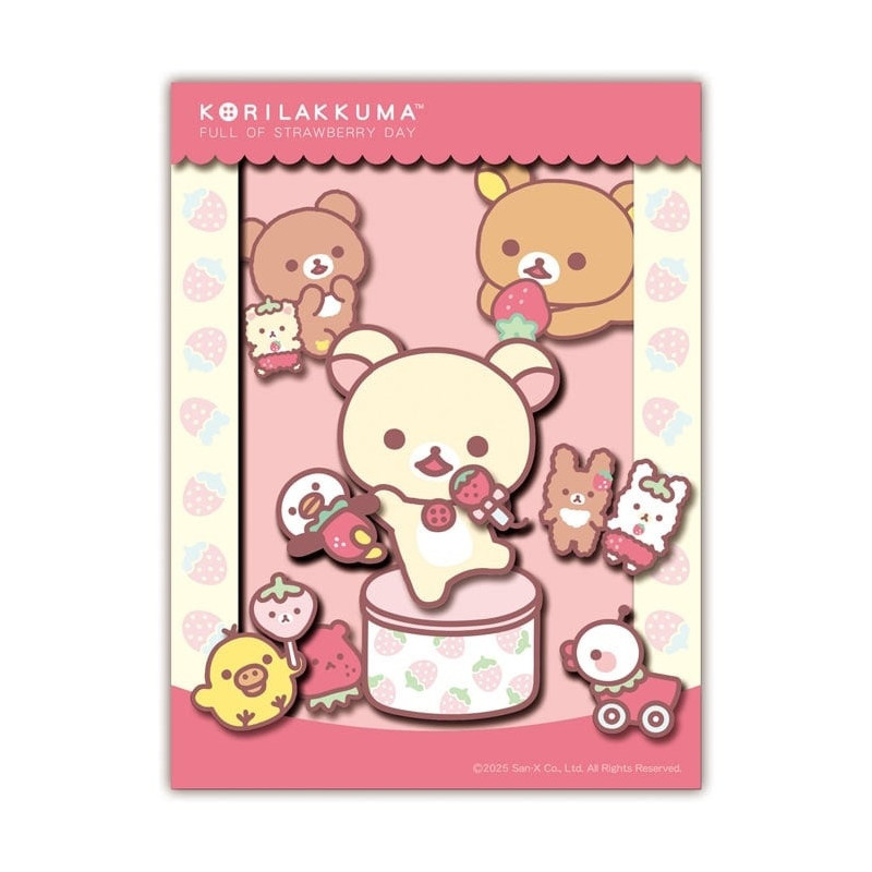 Kit Papercraft Rilakkuma Korilakkuma's Strawberry Days – Ensky