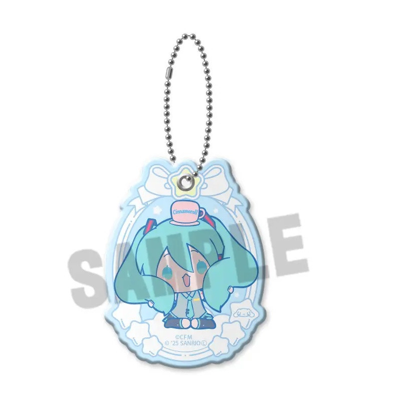 Hatsune Miku x Cinnamoroll - Porte-clé miroir Miku