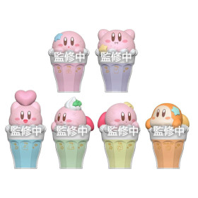 Kirby - Mini figurine Chara Latte Float 1 EXEMPLAIRE ALEATOIRE