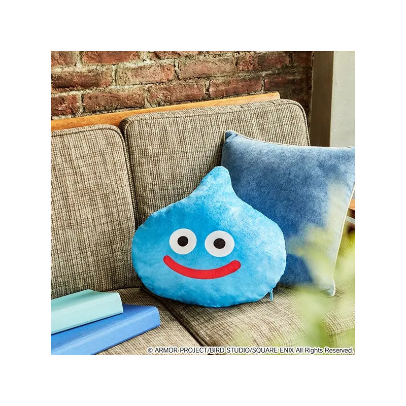 Coussin peluche réversible Slime Dragon Quest – Square Enix
