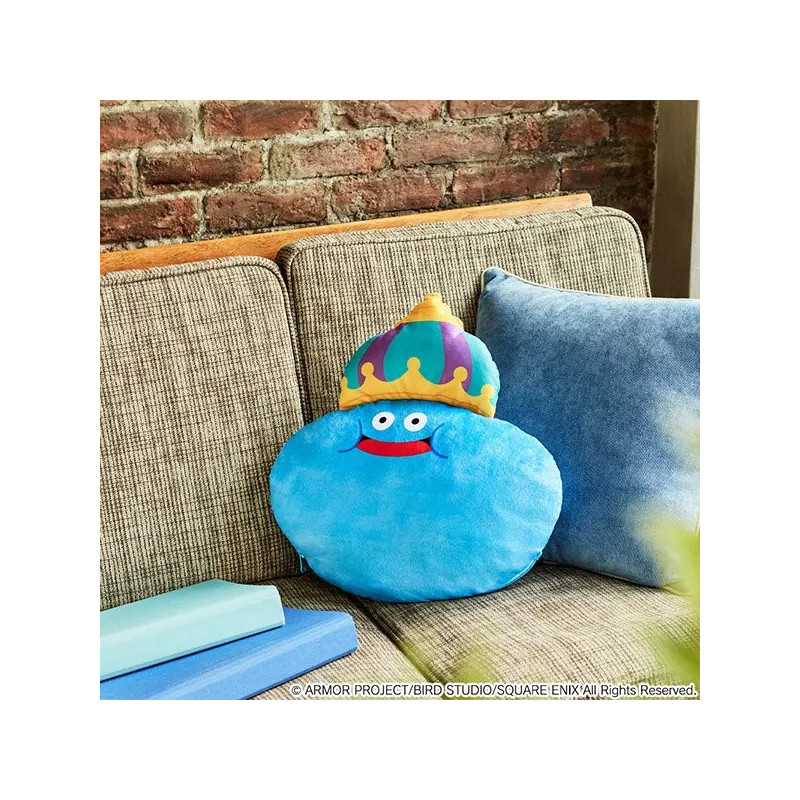 Coussin peluche réversible Slime Dragon Quest – Square Enix