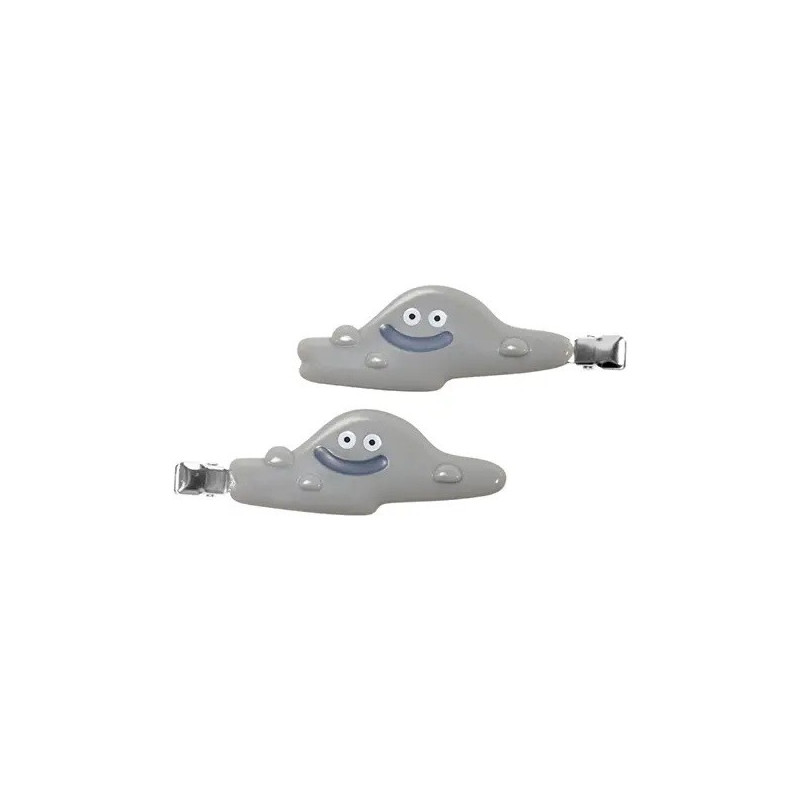 Dragon Quest - Set 2 barrettes pinces Metal Slime