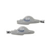 Dragon Quest - Set 2 barrettes pinces Metal Slime