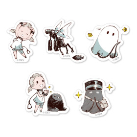 NieR:Automata - Set de 5 stickers NieR Re[In]Carnation