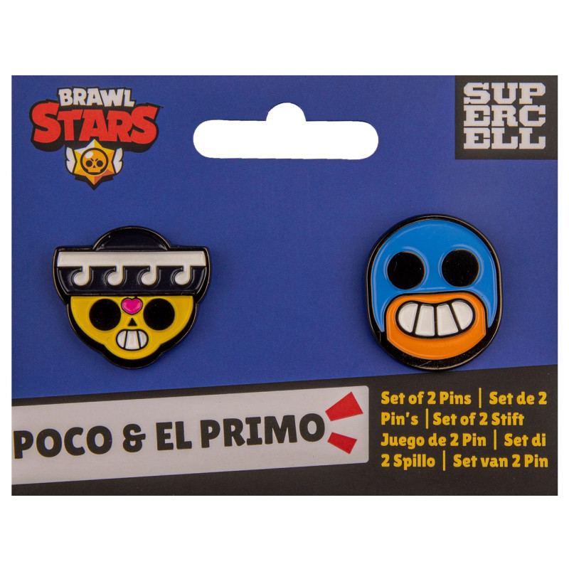 Brawl Stars - Set de 2 pins Poco & El Primo