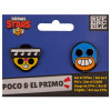 Brawl Stars - Set de 2 pins Poco & El Primo